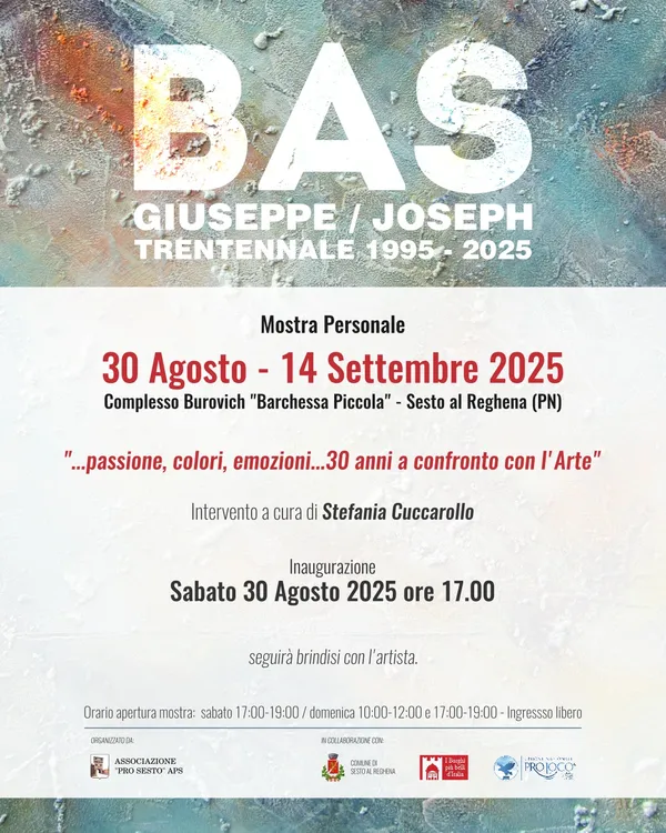 Mostra personale Giuseppe Bas (Joseph)